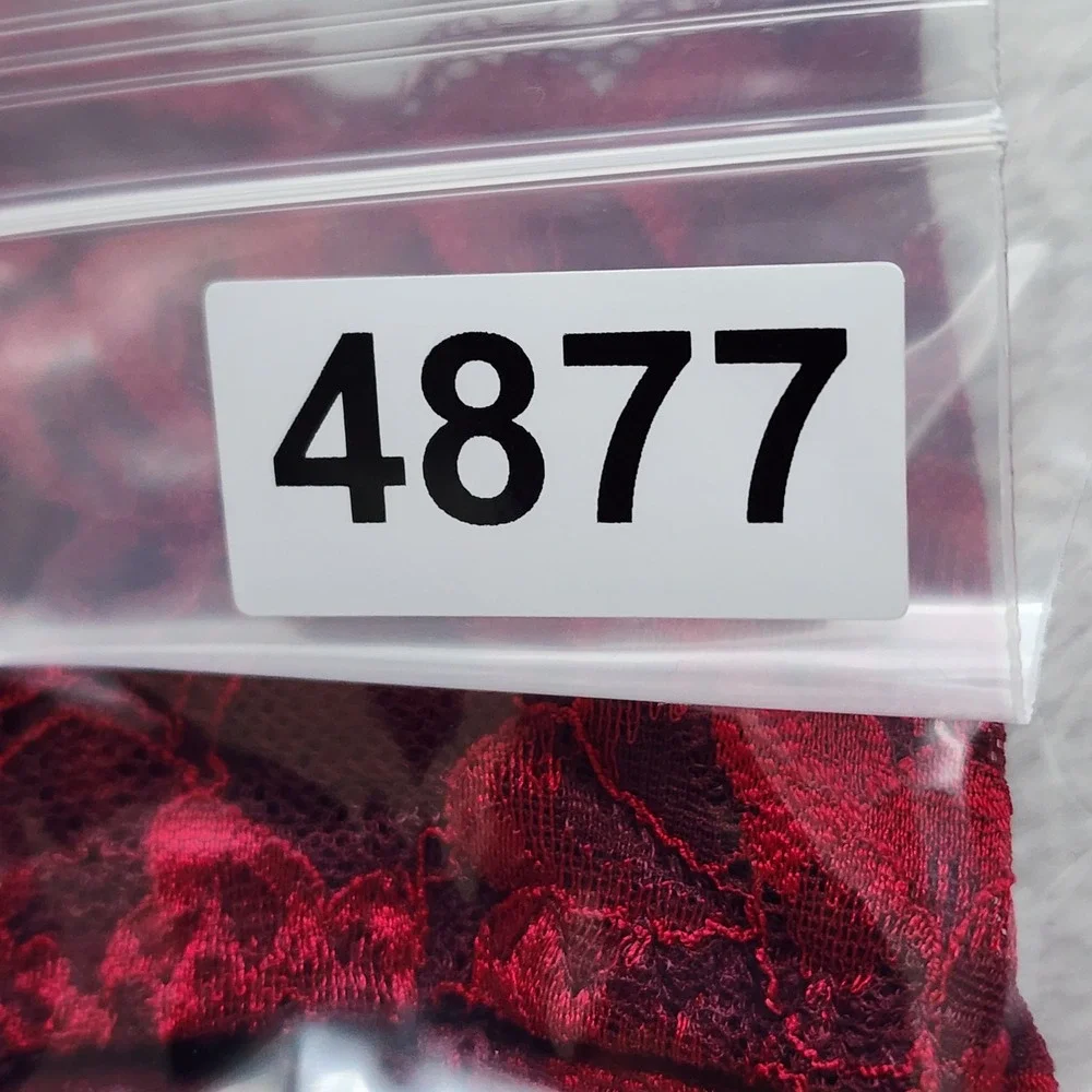 Victoria's Secret Lace Bralette Womens Large Red Floral Romantic Boho Bra - Picture 13 of 13